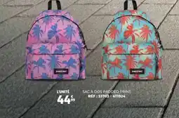 Auchan SAC À DOS PADDED PRINT offre