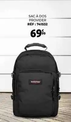 Auchan SAC À DOS PROVIDER offre