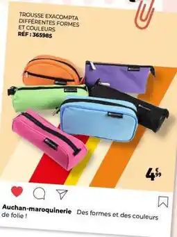 Auchan Trousse Exacompta offre