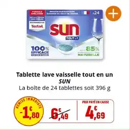 Coccinelle Supermarché SUN Tablette lave vaisselle tout en un offre