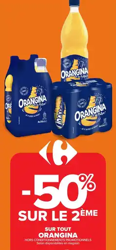 Carrefour Market ORANGINA Sur tout offre