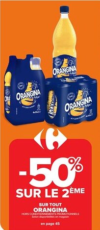 Carrefour Market ORANGINA Sur tout offre