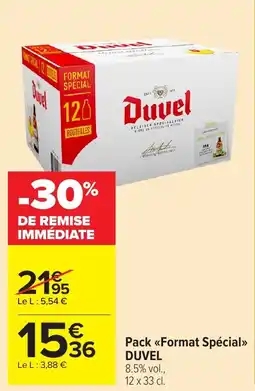 Carrefour Market DUVEL Pack <<Format Spécial>> offre
