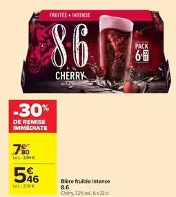 Carrefour Market 8.6 Bière fruitée intense offre