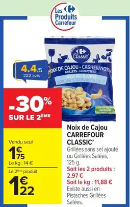 Carrefour Market Noix de cajou carrefour classic offre