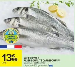 Carrefour Market Bar d'élevage filière qualité carrefour offre