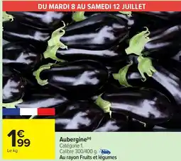Carrefour Market Aubergine offre