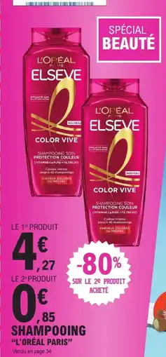 E.Leclerc Express Shampooing l'oréal paris offre