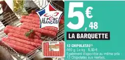 E.Leclerc Express 12 chipolatas offre