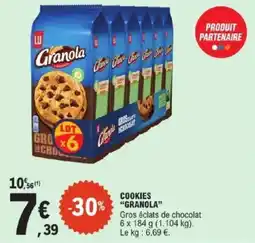 E.Leclerc Express Cookies granola offre