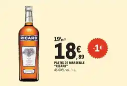 E.Leclerc Express Pastis de marseille ricard offre