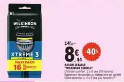 E.Leclerc Express Rasoir jetable wilkinson sworld offre