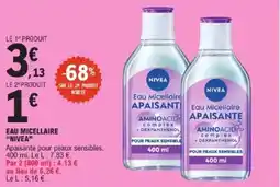 E.Leclerc Express Eau micellaire nivea offre