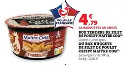 U Express Box tenders de filet de poulet maitre coq offre