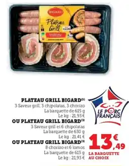 U Express Plateau grill bigard offre