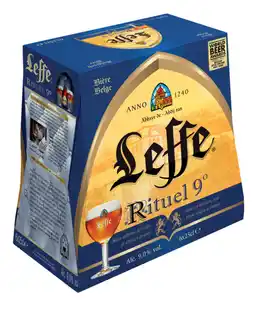 Carrefour Market LEFFE SUR TOUS LES PACKS 6 X 25 CL HORS BLONDE offre