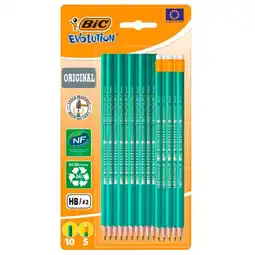 Carrefour Market BIC 15 crayons graphite ''Evolution'' offre
