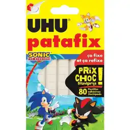Carrefour Market UHU 80 pastilles blanches patafix offre