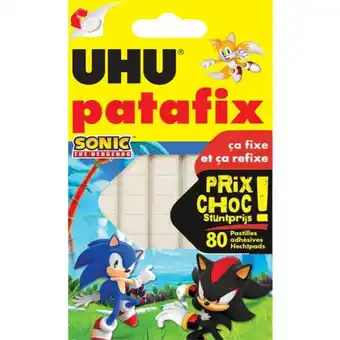 Carrefour Market UHU 80 pastilles blanches patafix offre