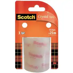 Carrefour Market SCOTCH 3 recharges de rubans adhésifs Crystal offre