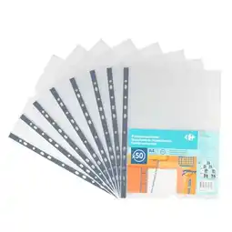 Carrefour Market CARREFOUR Lot de 50 pochettes perforées offre