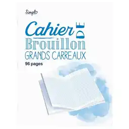 Carrefour Market SIMPL Cahier de brouillon offre