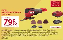 Gedimat SKIL Outil multifonction 20 V 3622 offre