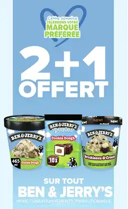 Carrefour Market BEN & JERRY'S Sur tout offre