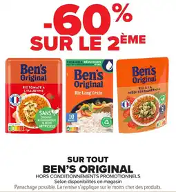 Carrefour Market BEN'S ORIGINAL Sur tout offre