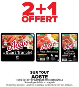 Carrefour Market AOSTE Sur tout offre