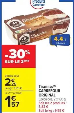 Carrefour Market Tiramisu carrefour original offre