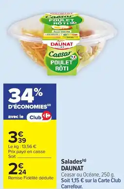 Carrefour Market DAUNAT Salades offre