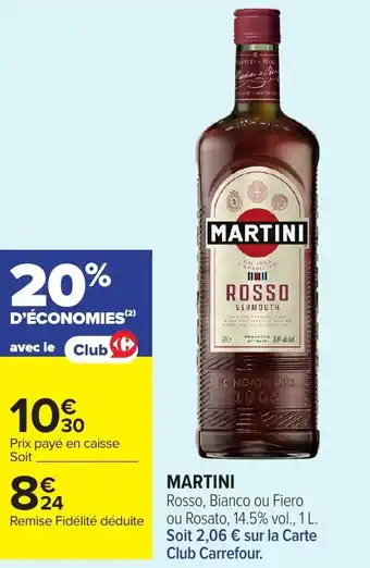Carrefour Market MARTINI offre