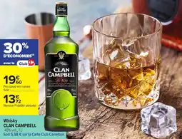 Carrefour Market CLAN CAMPBELL Whisky offre