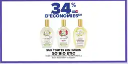 Carrefour Market SO'BIO ÉTIC Sur toutes les huiles offre