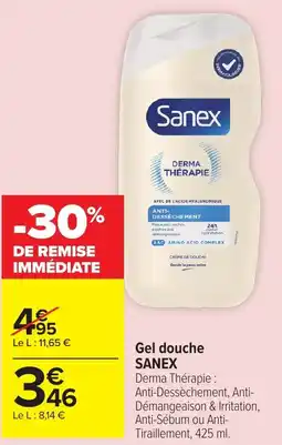 Carrefour Market SANEX Gel douche offre