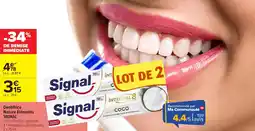 Carrefour Market SIGNAL Dentifrice Nature Éléments offre