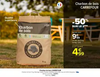 Carrefour Market Charbon de bois carrefour offre