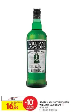 Intermarché Express WILLIAM LAWSON'S Scotch whisky blended offre