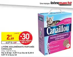 Intermarché Express CANAILLOU Litière agglomérante parfumée offre