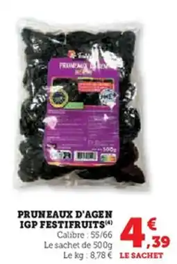 U Express Pruneaux d'agen igp festifruits offre