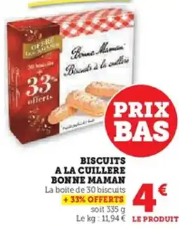 U Express BONNE MAMAN Biscuits a la cuillere offre