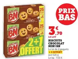 U Express MINIBN Biscuits chocolat offre