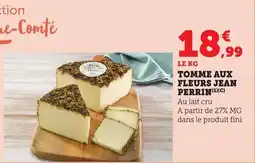 Bi1 Tomme aux fleurs jean perrin offre