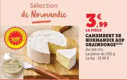 Bi1 Camembert de normandie aop graindorge offre