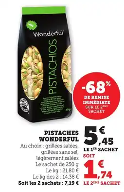 Bi1 WONDERFUL Pistaches offre