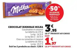 Bi1 MILKA Chocolat mmmmax offre