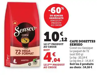 Bi1 SENSEO Cafe dosettes offre