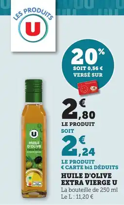 Bi1 U Huile d'olive extra vierge offre