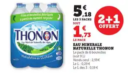 Bi1 THONON Eau minerale naturelle offre